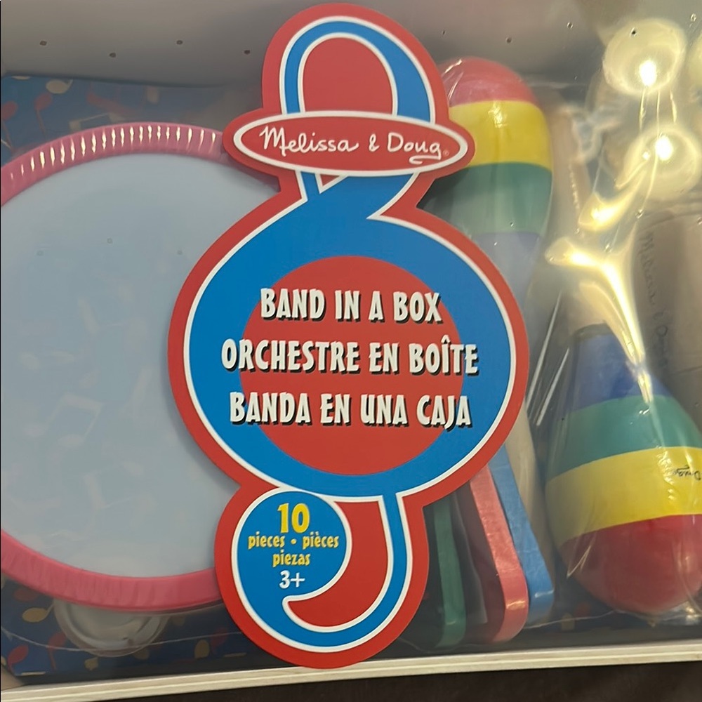 Melissa & Doug Band in a Box - Colorful Musical Set